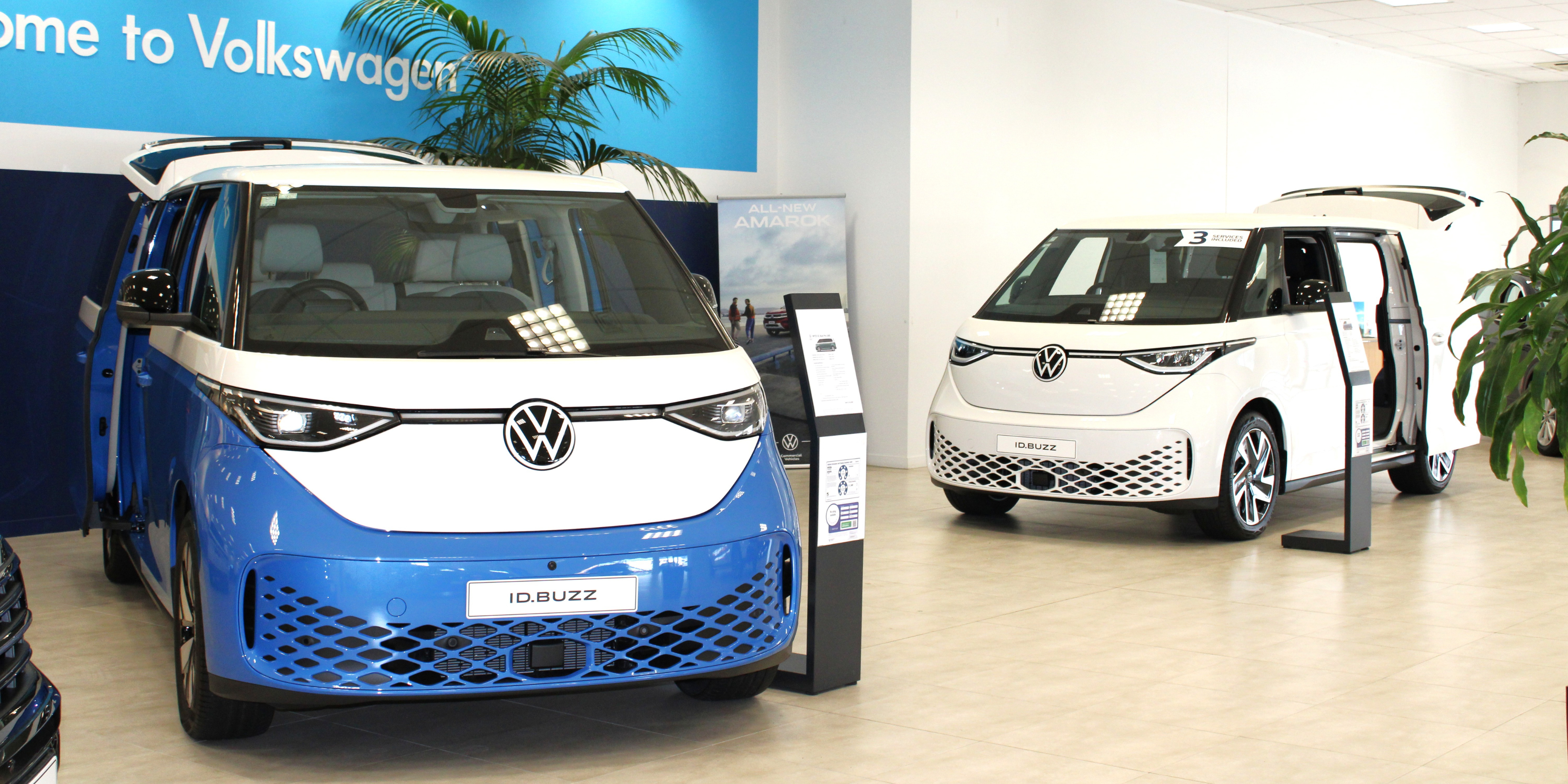 ID Buzz electric Vehicles EV in dealership